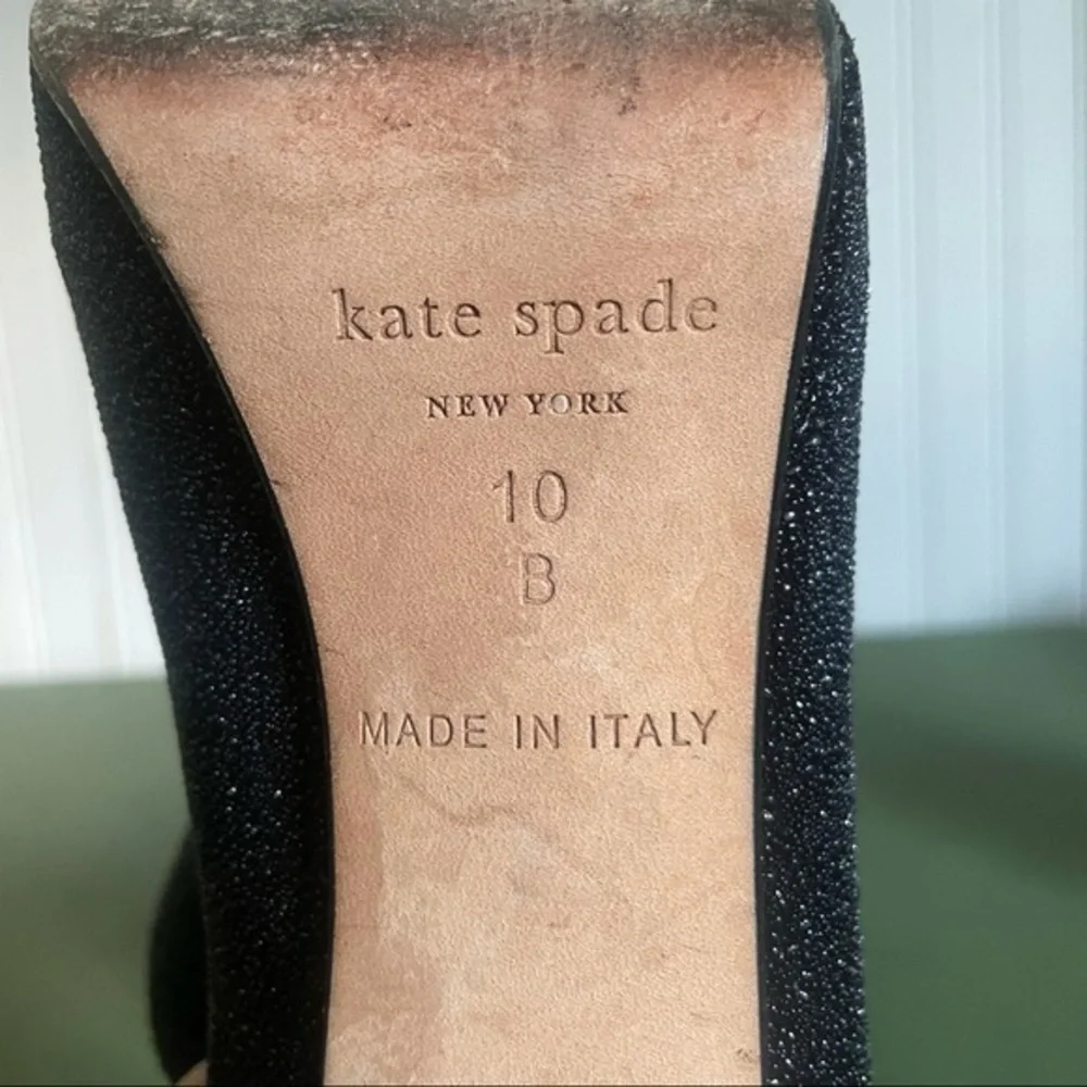 Kate Spade LORI Sugar Suede Sparkly Heels